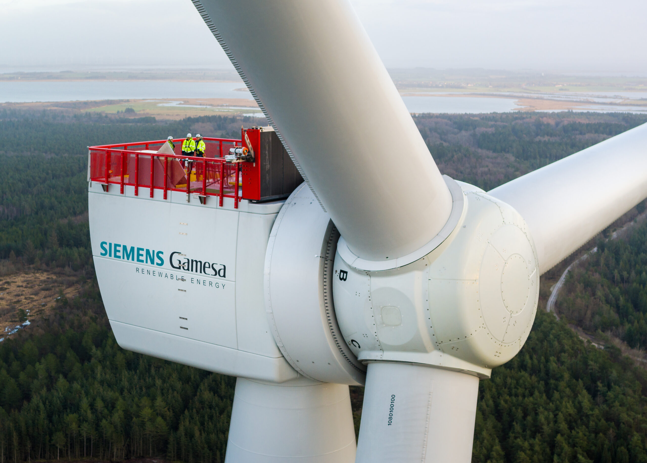 Fabrication de pales d'éoliennes Siemens Gamesa