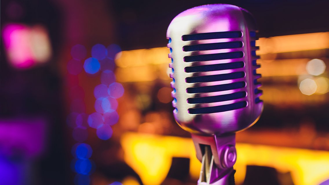 Voix off Casablanca - microphone de studio pour enregistrement