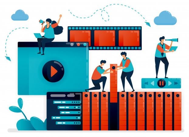 Motion designer VIDEOPUB au travail